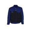 Vest Como polyester/katoen - kleur marine/korenblauw maat C70